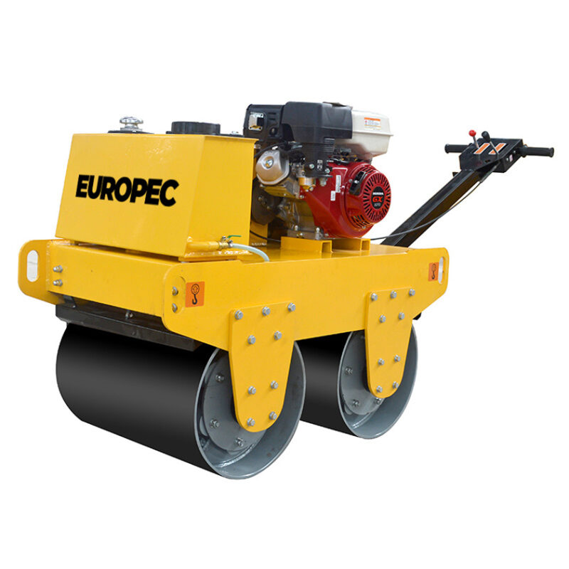 Europec Walk-Behind Double Drum Vibratory Roller